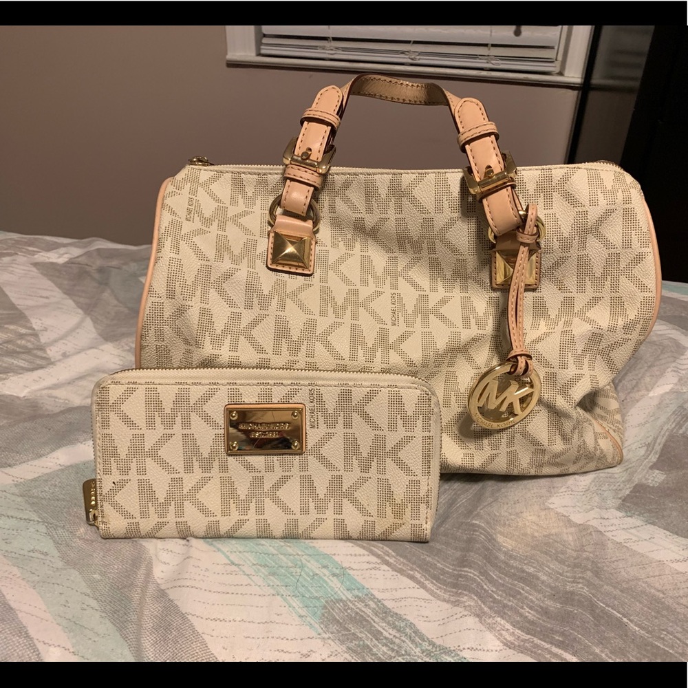 Michael Kors Grayson bag and wallet